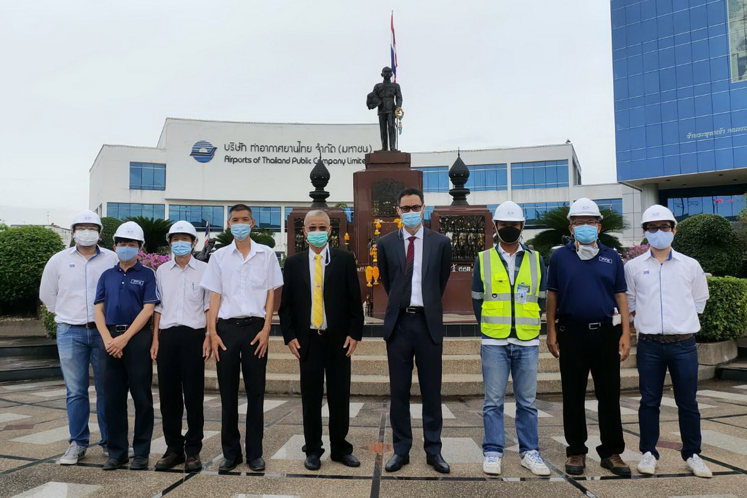 PPS ร่วมพิธีวางศิลาฤกษ์ อาคารสำนักงาน 2 ท่าอากาศยานไทย AOT