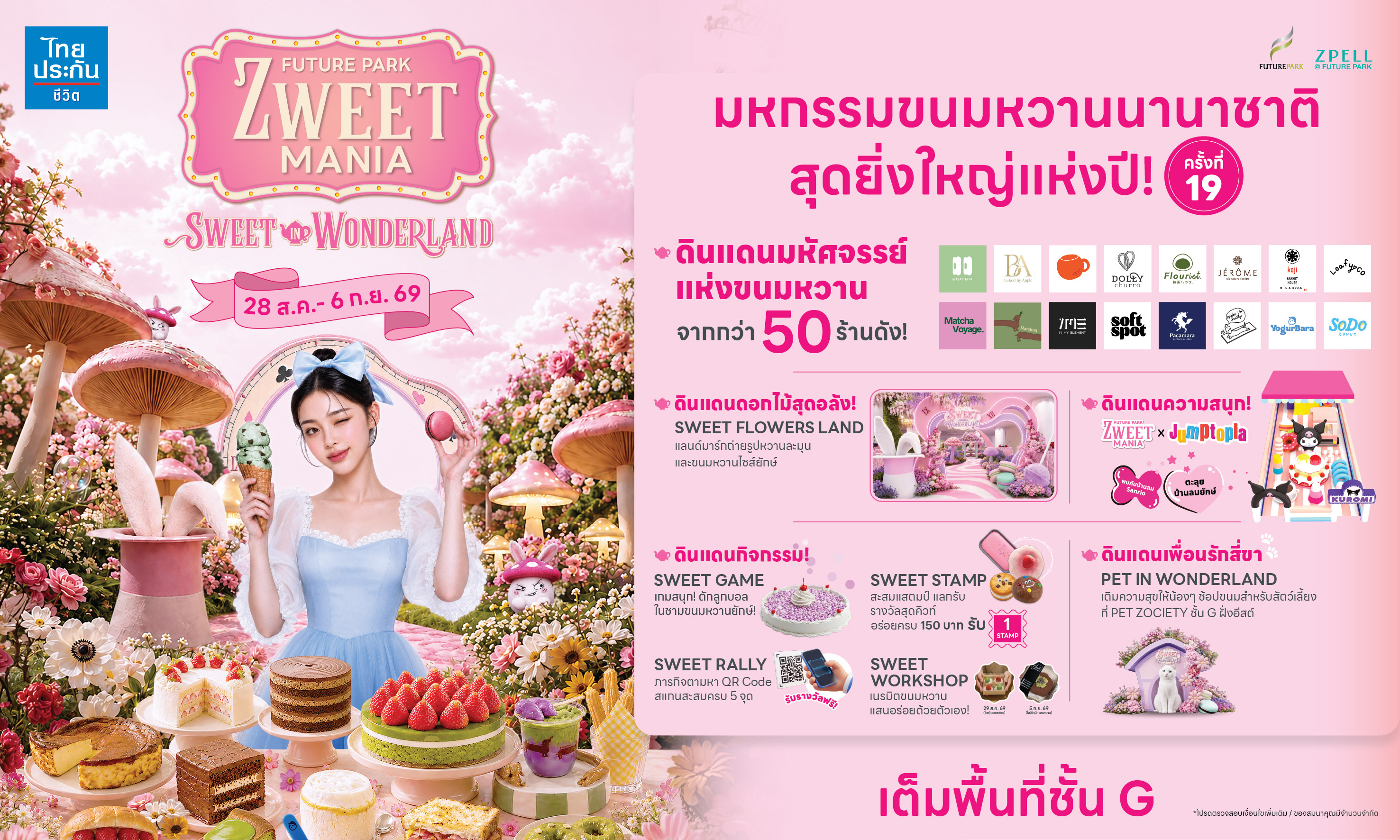 ศูนย์การค้าฟิวเจอร์พาร์คและสเปลล์  เติมความหวาน จัดงาน ZWEET MANIA 2026 สุดยิ่งใหญ่ ครั้งที่ 19 