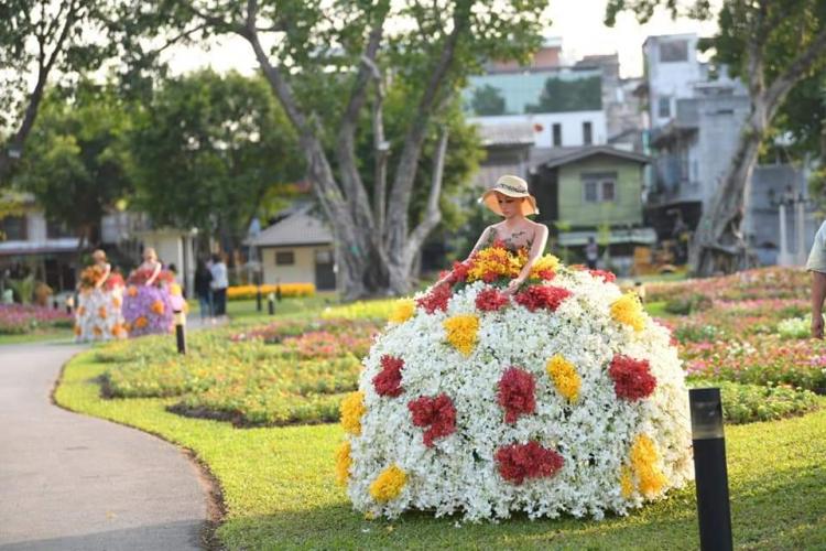 สุดรื่นรมย์!  ชมทุ่งดอกไม้ป้อมมหากาฬ - เบิกบานกิจกรรมทางน้ำคลองโอ่งอ่าง