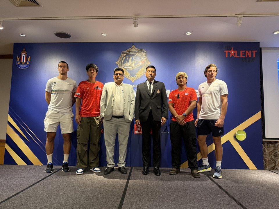 ไทยพร้อมจัดหวดเทนนิสนานาชาติ "ไทยแลนด์ เทนนิส มาสเตอร์ส 2025" ปลายปีนี้