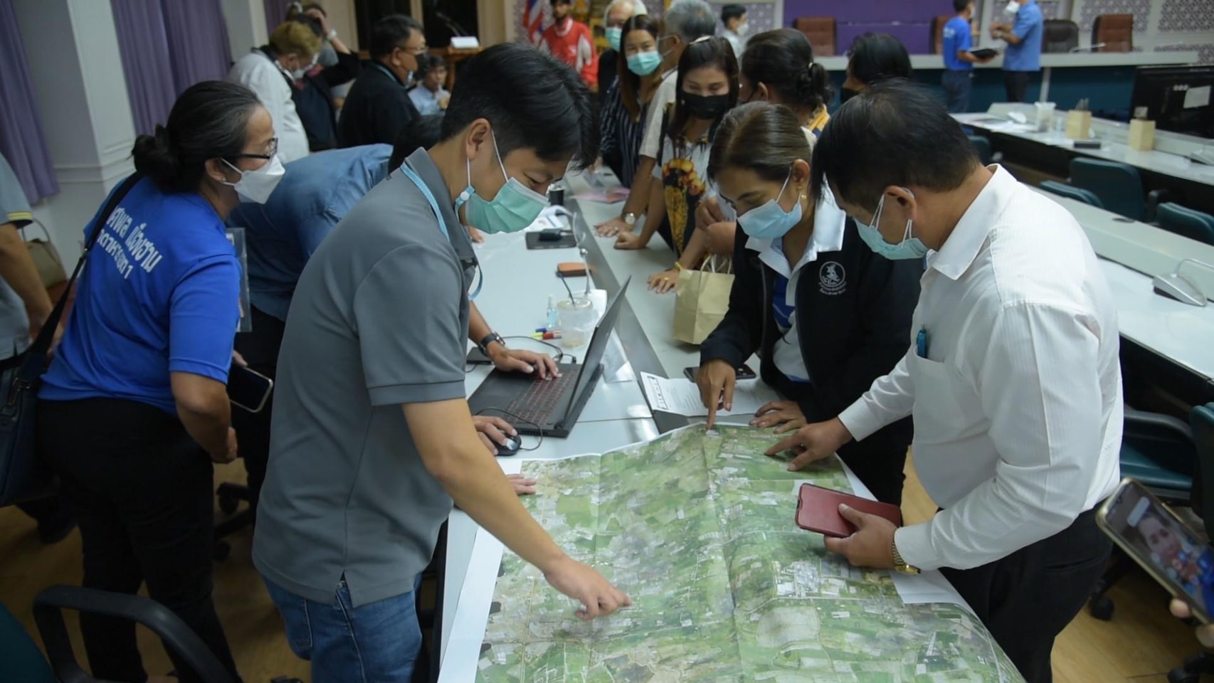 กรมท่าอากาศยาน จัดประชุมกลุ่มย่อย รับฟังความคิดเห็น สร้างท่าอากาศยานมุกดาหาร