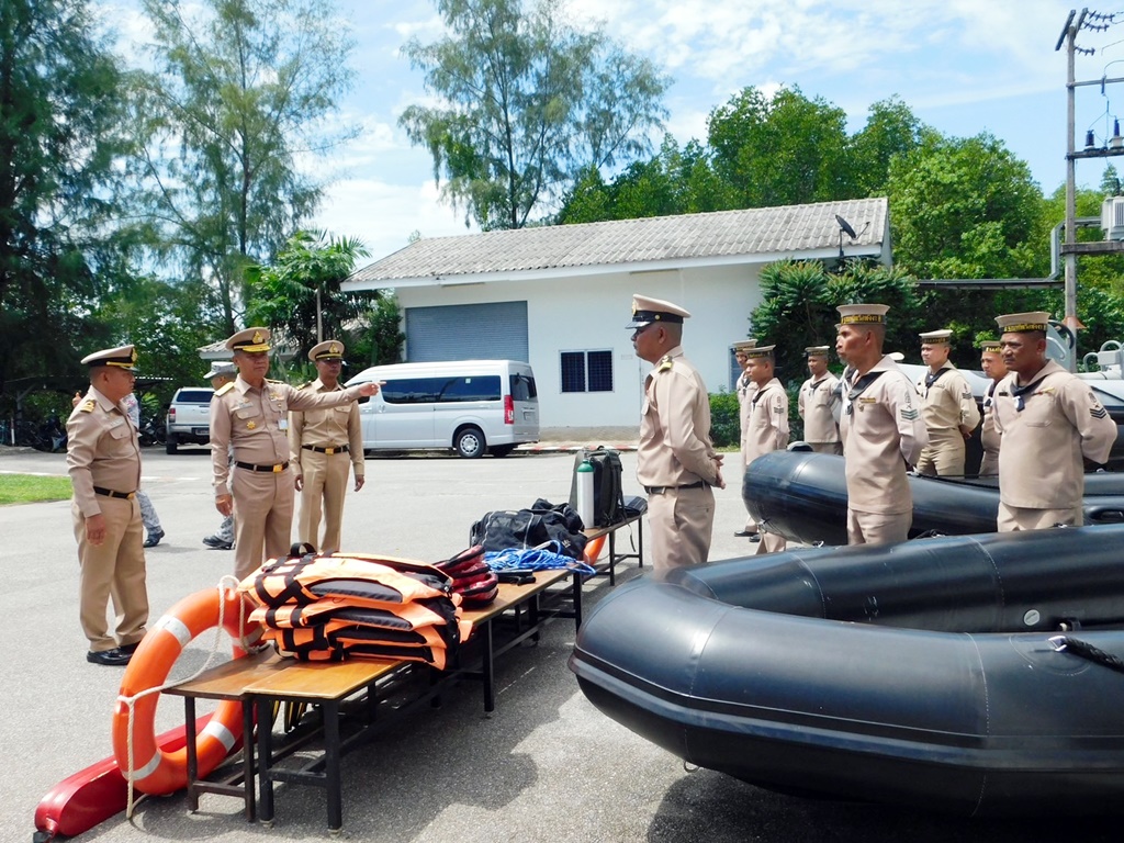 ผบ.ทรภ.3 ตรวจเยี่ยมหน่วยงานในจังหวัดสตูล เน้นความพร้อมรับมือภัยพิบัติทางทะเล