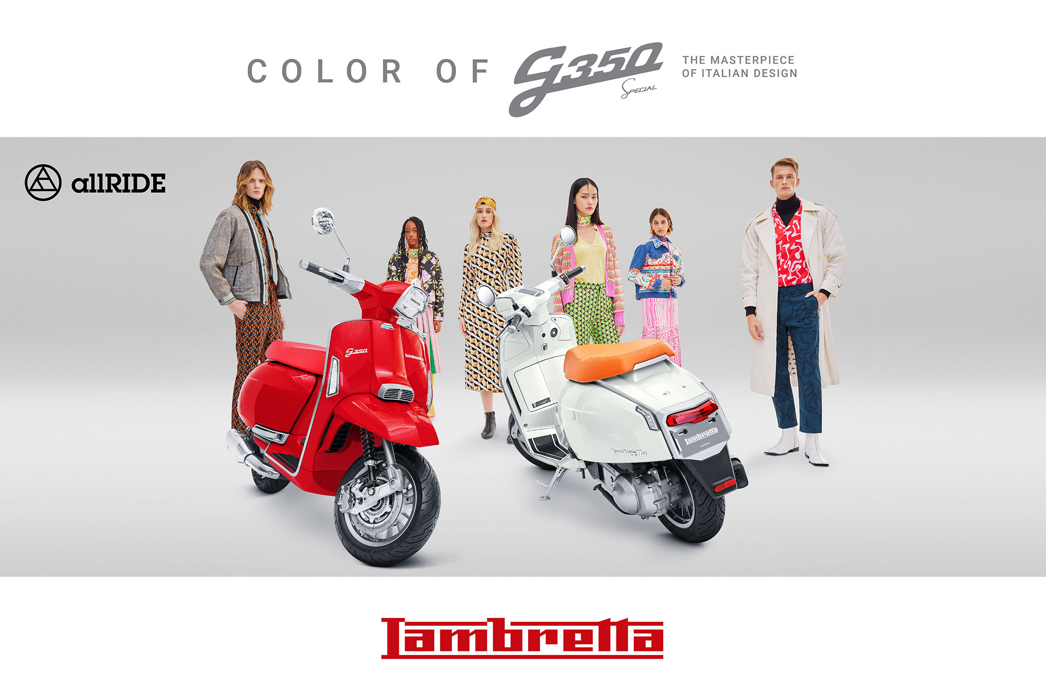 “allRIDE” แนะนำ 2 โมเดล Masterpiece of Milan Lambretta ‘X300 SR’ & ‘G350’ อิตาเลี่ยนคลาสสิกสกู๊ตเตอร์ที่สาวกไม่ควรพลาด