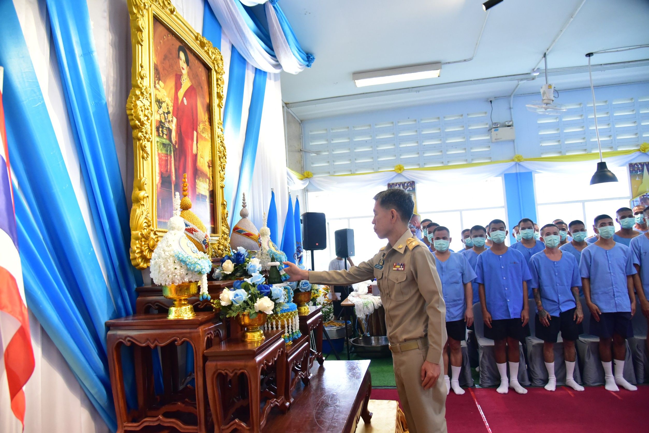กาชาดนครปฐม จัดโครงการ พระทัยพระราชทาน ทอผ้าลายอัตลักษณ์ประจำจังหวัด “ปูรณฆฎาศรีทวารวดี”