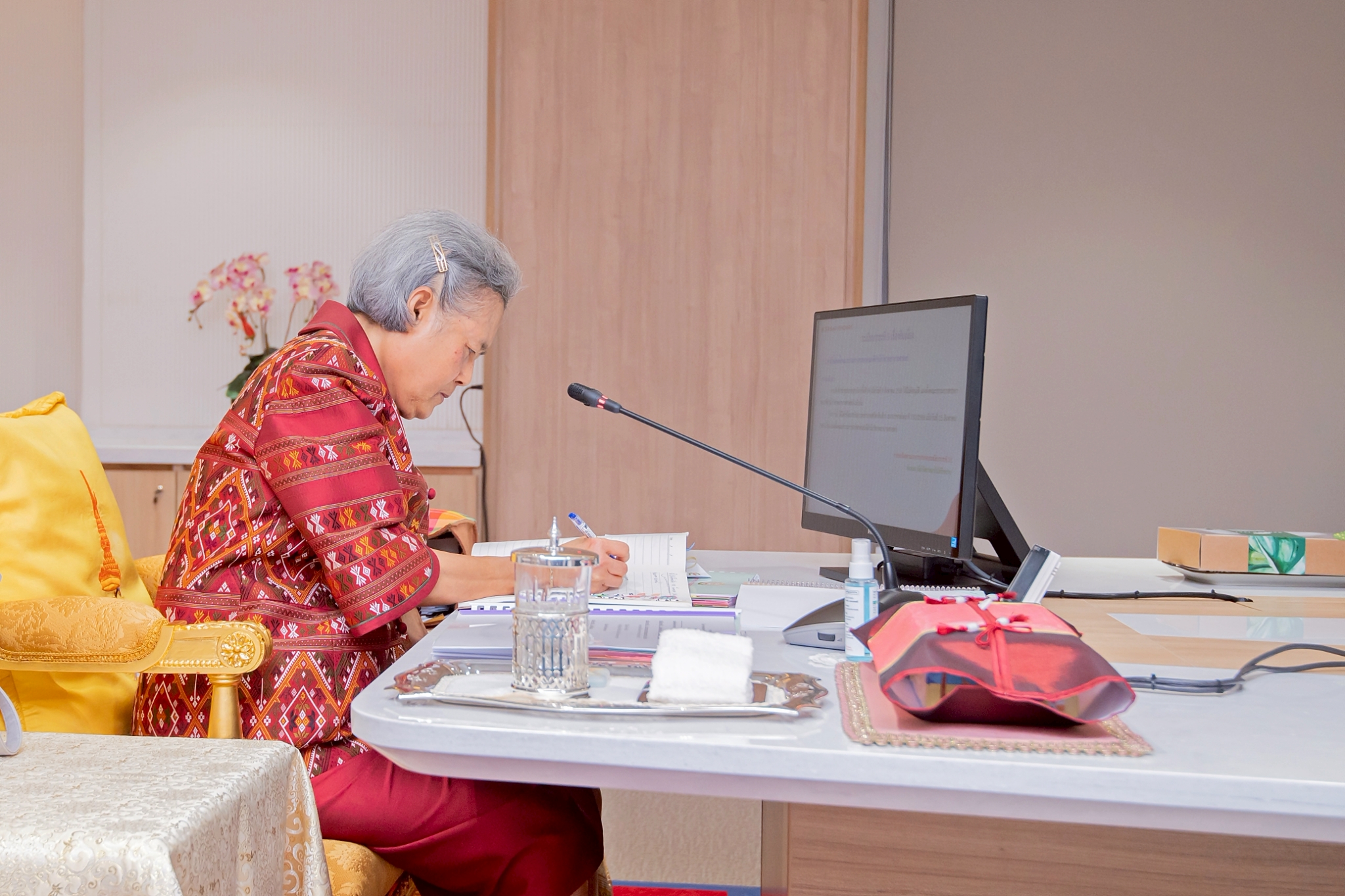 กรมสมเด็จพระเทพฯ ทรงเป็นประธานการประชุมสภาสถาบันการพยาบาลศรีสวรินทิรา สภากาชาดไทย ครั้งที่ 59