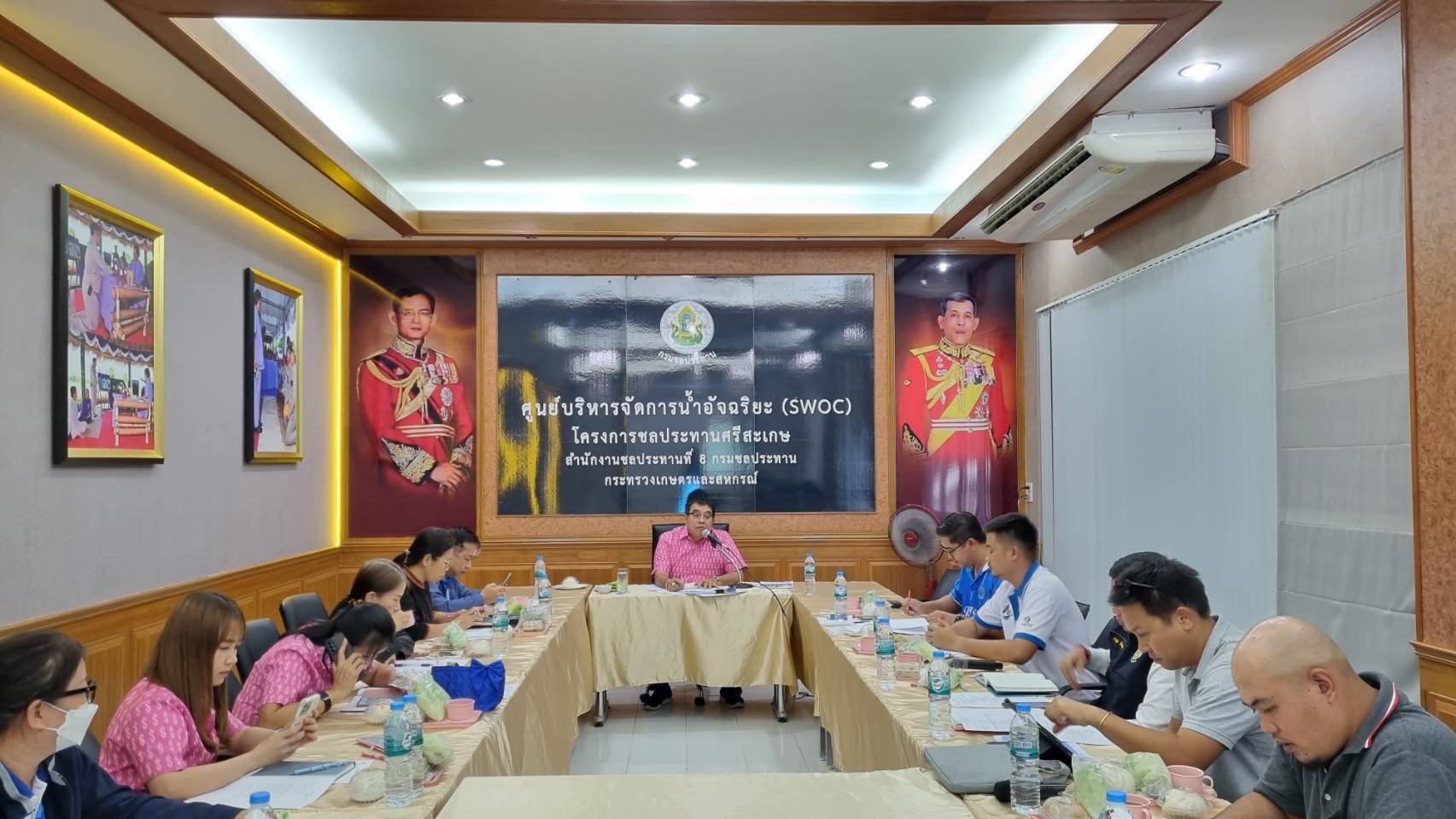 ชลประทานศรีสะเกษ บูรณาการรุกขับเคลื่อนบริหารจัดการน้ำจังหวัดศรีสะเกษ