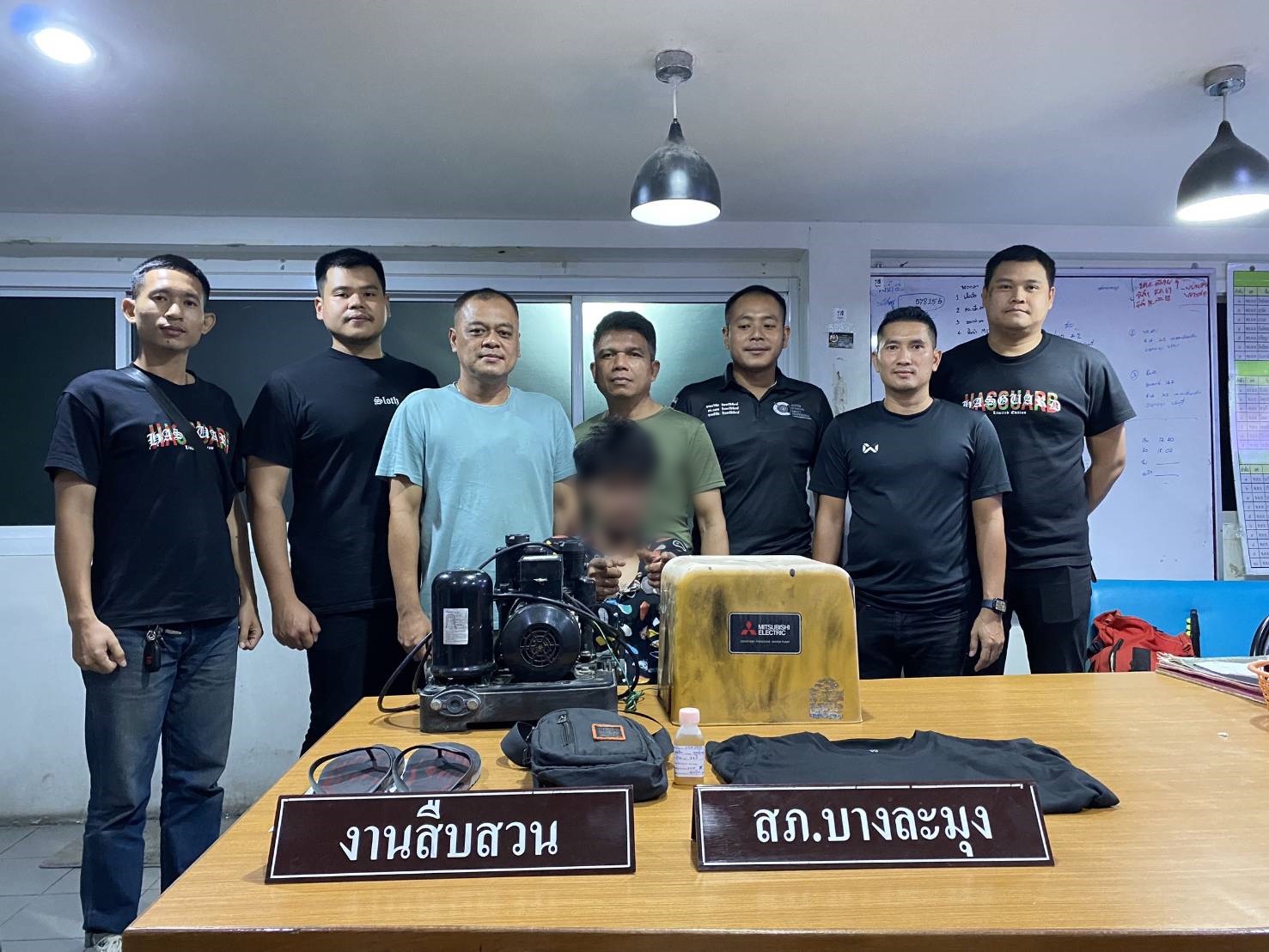 ตร.จับโจรแสบลักปั๊มน้ำ ถึงเข่าทรุดเมื่อรู้ว่าเป็นบ้านพ่อผู้ว่าฯ