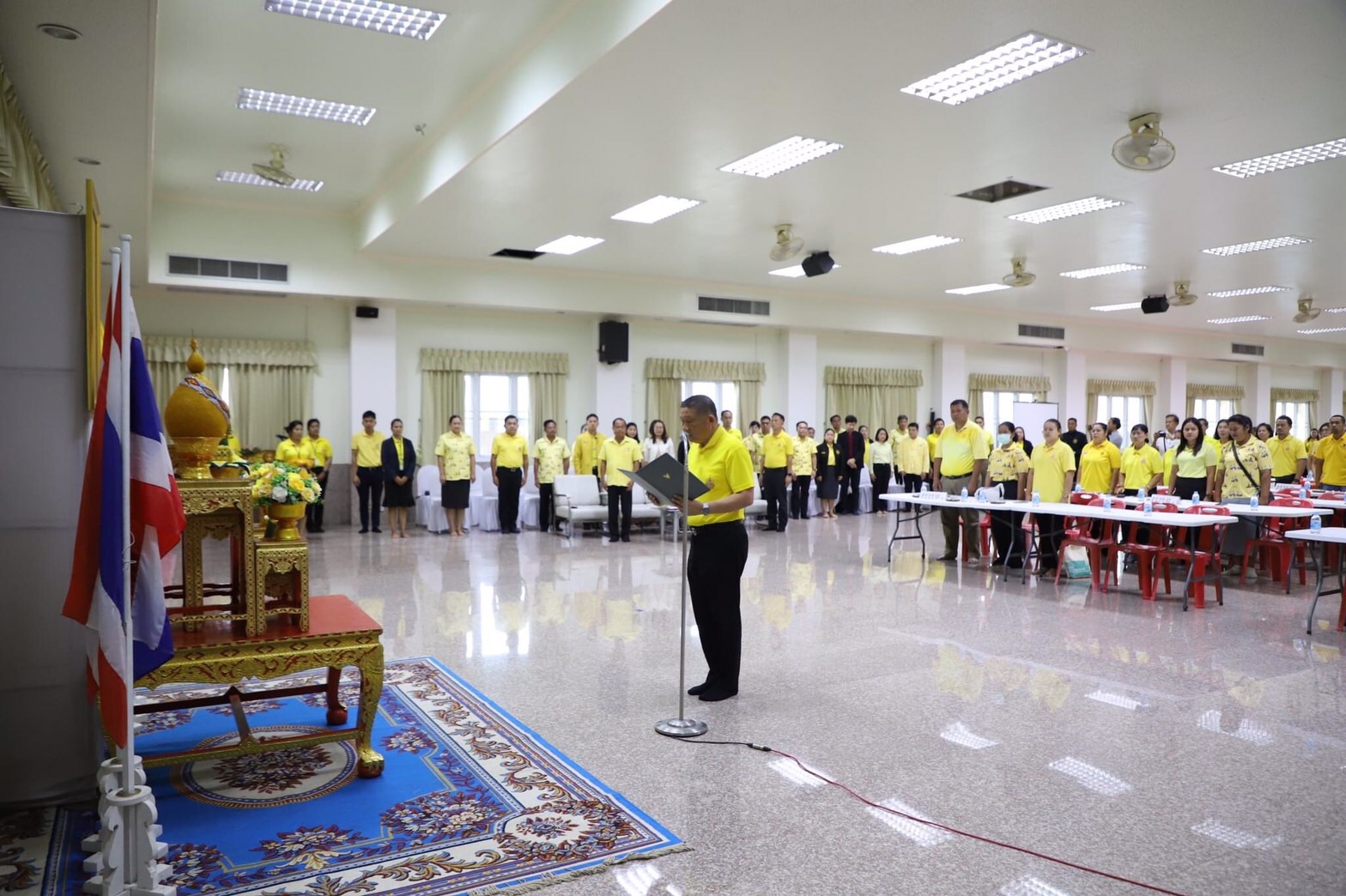 ผู้ว่าฯ อ่างทองเปิดอบรมโครงการส่งเสริมความรู้เท่าทันเทคโนโลยีดิจิทัลในระดับพื้นที่ เฉลิมพระเกียรติพระบาทสมเด็จพระเจ้าอยู่หัว 