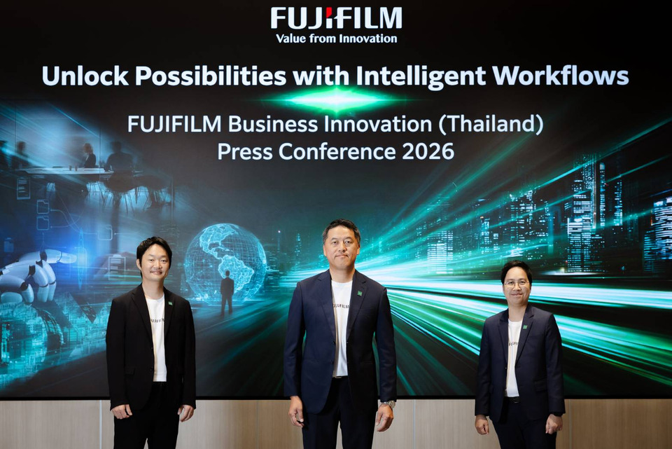 ฟูจิฟิล์มฯ รุกคืบปี 2026 ปั้นไทยฮับ ‘One-Stop DX’ เต็มตัว ชู AI พลิกโฉมออฟฟิศอัจฉริยะ  