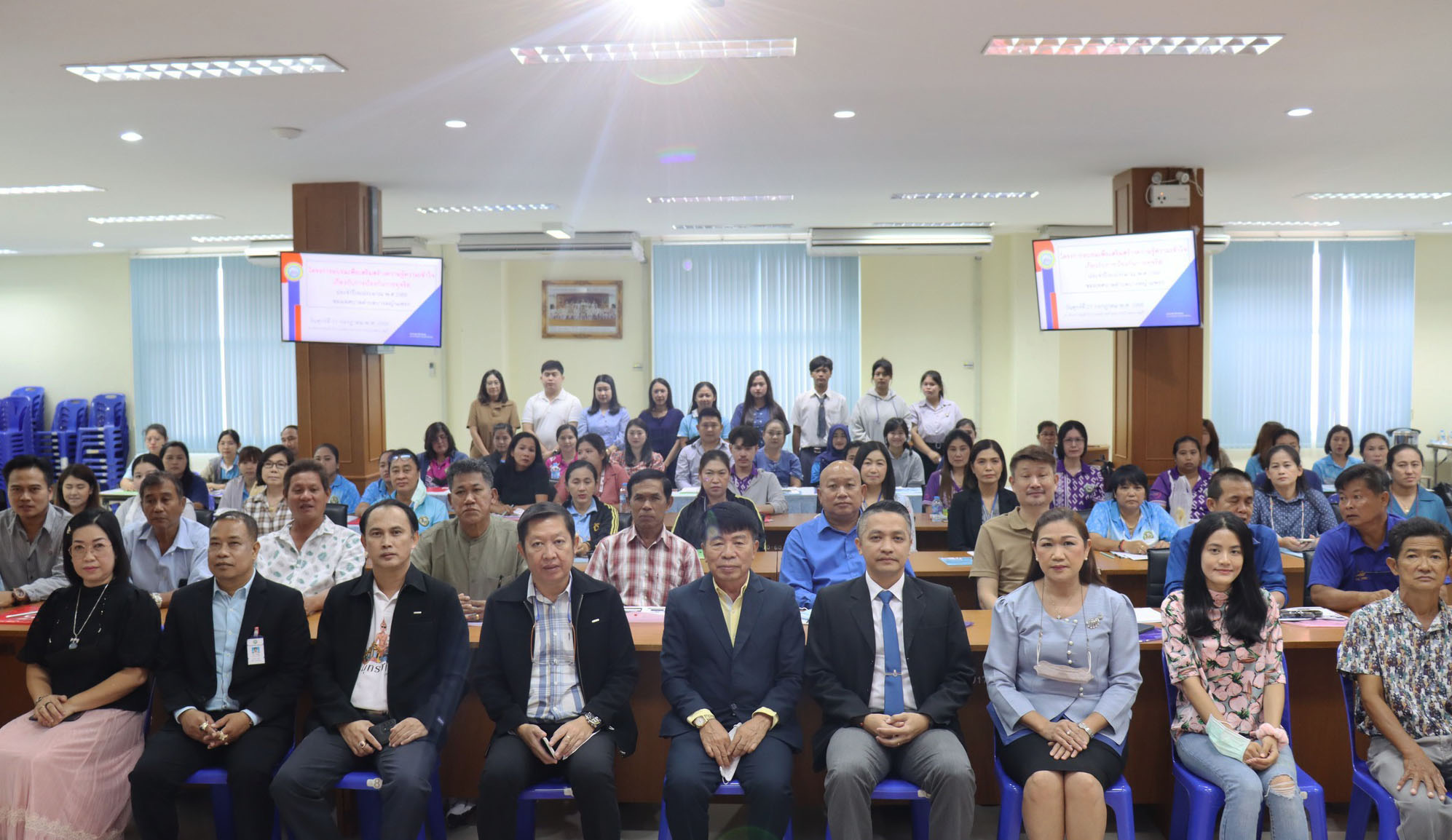 ทต.บางหญ้าแพรก ติวเข้มองค์กรเสริมความรู้ โครงการป้องกันการทุจริต