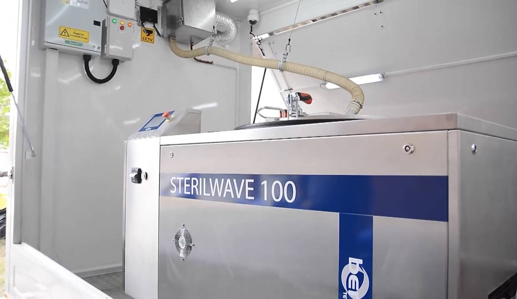 เปิดตัวเครื่องกำจัดขยะติดเชื้อ Sterliwave 100 แบบไมโครเวฟมาใช้จัดการขยะติดเชื้อ