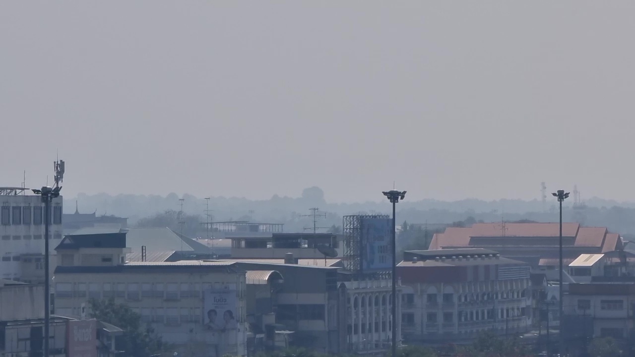 อุดรธานี ค่าฝุ่นpm2.5 อ่วมเกินมาตรฐาน ถึงแสบตาแสบจมูก