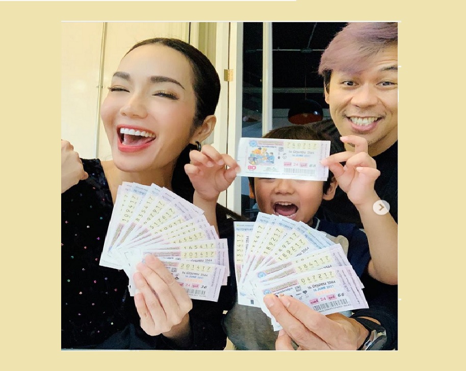 'อ๋อม สกาวใจ'เฮงสุดๆ ลูกชายให้โชคถูกเลขท้าย2ตัว44ใบ