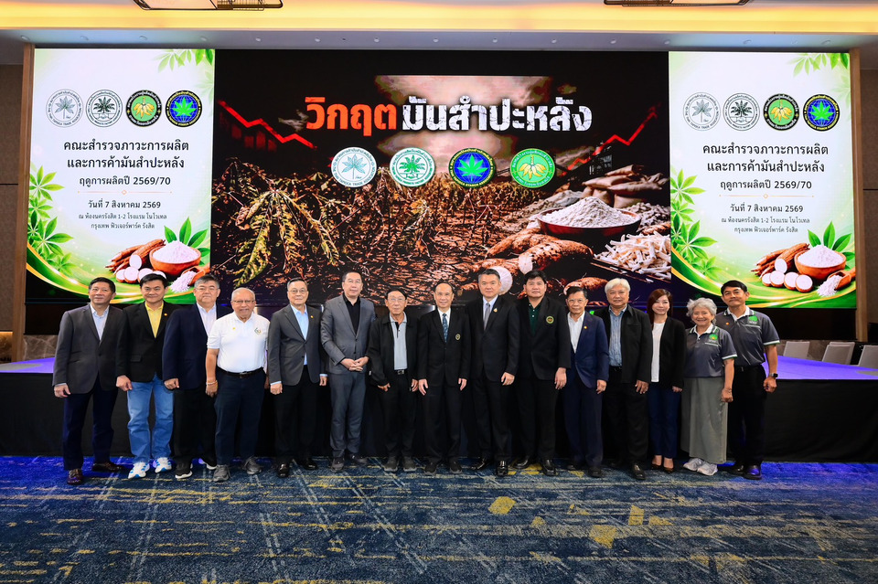 4 สมาคมมันสำปะหลังไทย ประกาศภาวะวิกฤตหัวมันสำปะหลังขั้นรุนแรง ห่วงกระทบห่วงโซ่อุตสาหกรรม