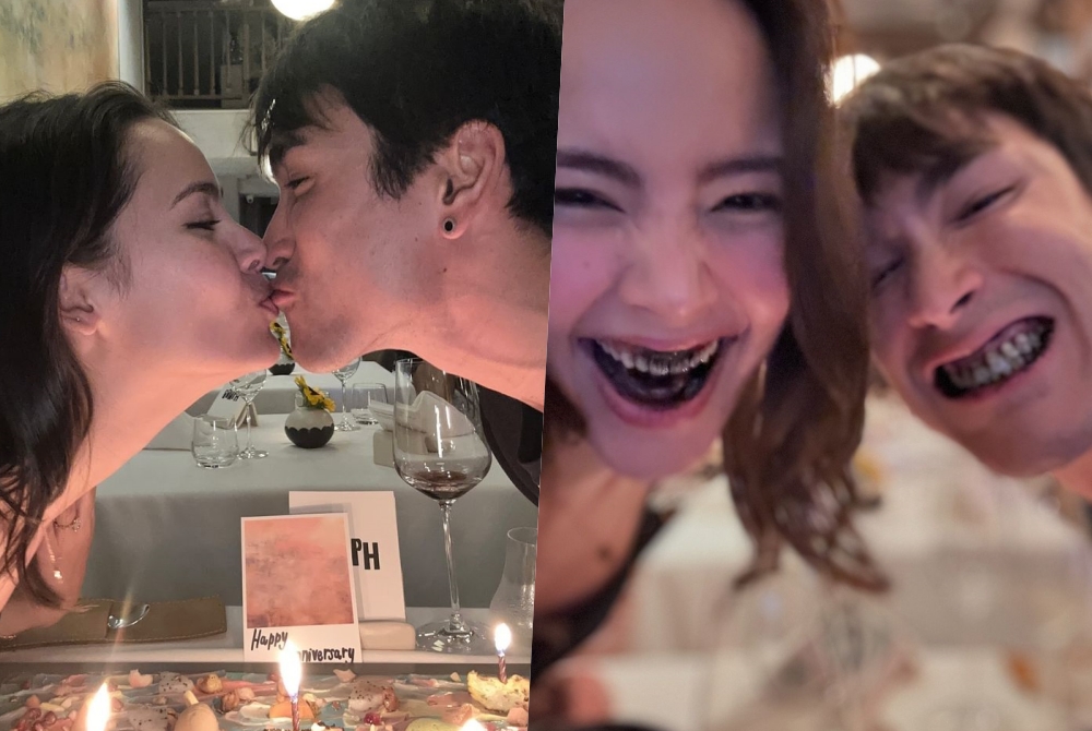 "ณเดชน์" อวดโมเมนต์หวานจูบ "ญาญ่า" ฉลองรัก 13 ปี