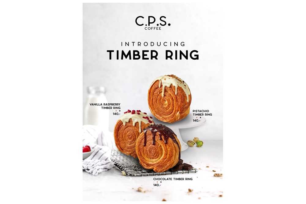 C.P.S. COFFEE ชวนลอง “Timber Ring” ครัวซองต์ทรงกลม 3 รสชาติอร่อย เมนูเบเกอรี่สุดฮิตที่สายคาเฟ่ไม่ควรพลาด!