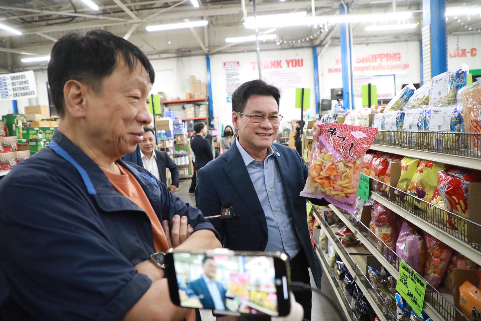 "จุรินทร์" ถก LAX-C ห้างยักษ์ใหญ่มะกันเพิ่มนำเข้าสินค้าไทย สั่งทูตพาณิชย์เร่งเป้าปีหน้าโต 15%