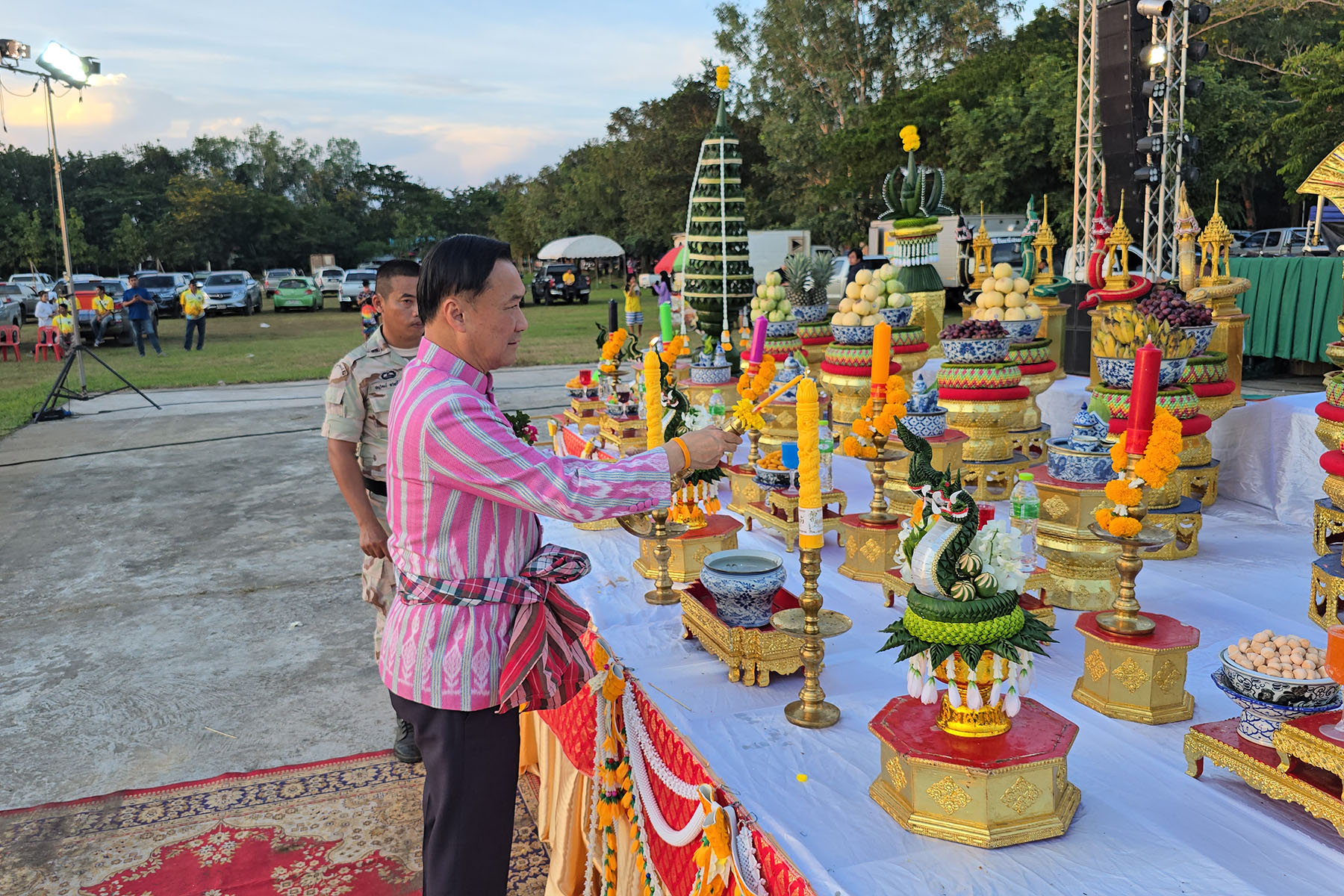 อำเภอรัตนวาปี เปิดแล้วงานประเพณีออกพรรษา และบั้งไฟพญานาคโลก ประจำปี 2567 
