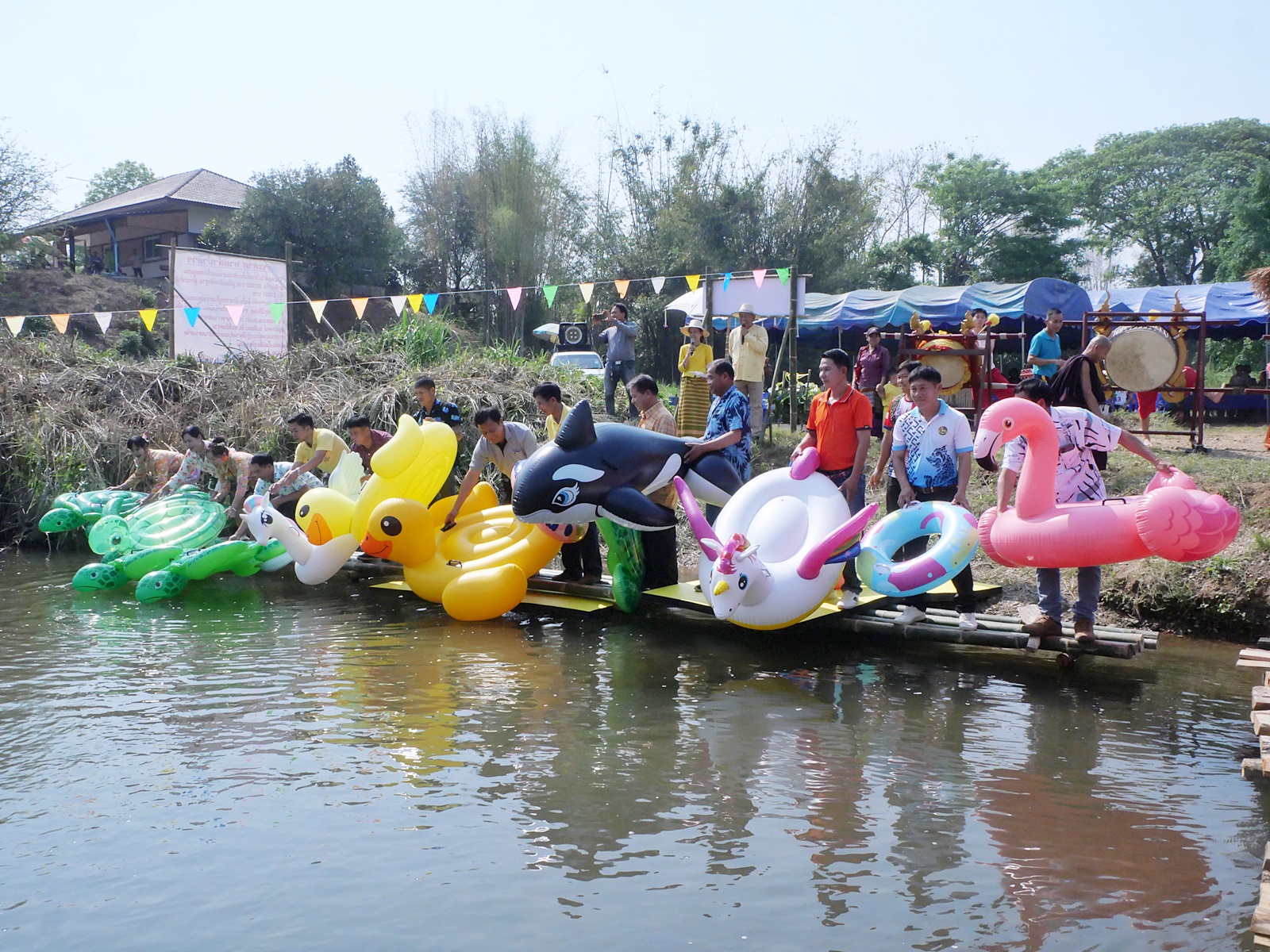พะเยาเปิดหาดลำน้ำควรล่องแพยาง-เล่นน้ำคลายร้อนฉ่ำๆ สร้างเศรษฐกิจชุมชน