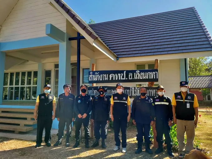 กอ.รมน.ยโสธร ร่วมกับหน่วยป้องกันรักษาป่า ย.ส.1  ลงพื้นที่ป้องกันและปราบปรามการบุกรุกป่าไม้