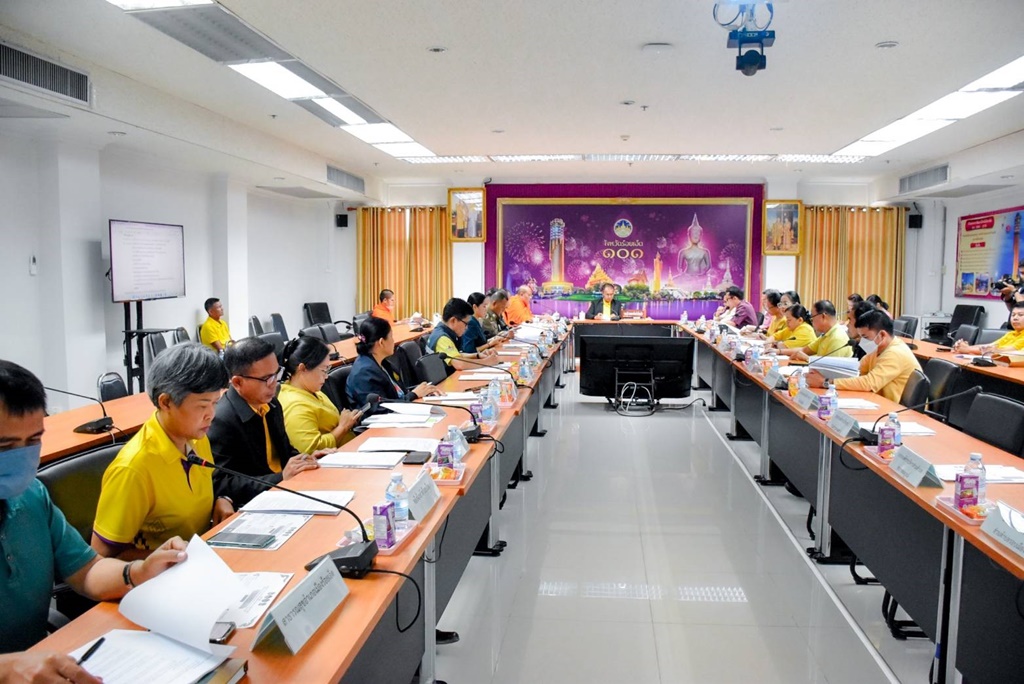 รองผู้ว่าฯร้อยเอ็ด ประชุมเตรียมพร้อมโครงการบรรพชาอุปสมบทเฉลิมพระเกียรติฯ