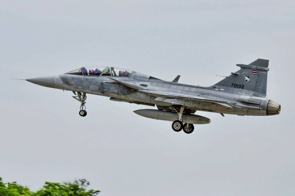 ทอ.ส่ง Gripen ที่อู่ตะเภา เสริมความพร้อมรบ ดูแลชายแดนตะวันออกและความมั่นคงทางทะเล