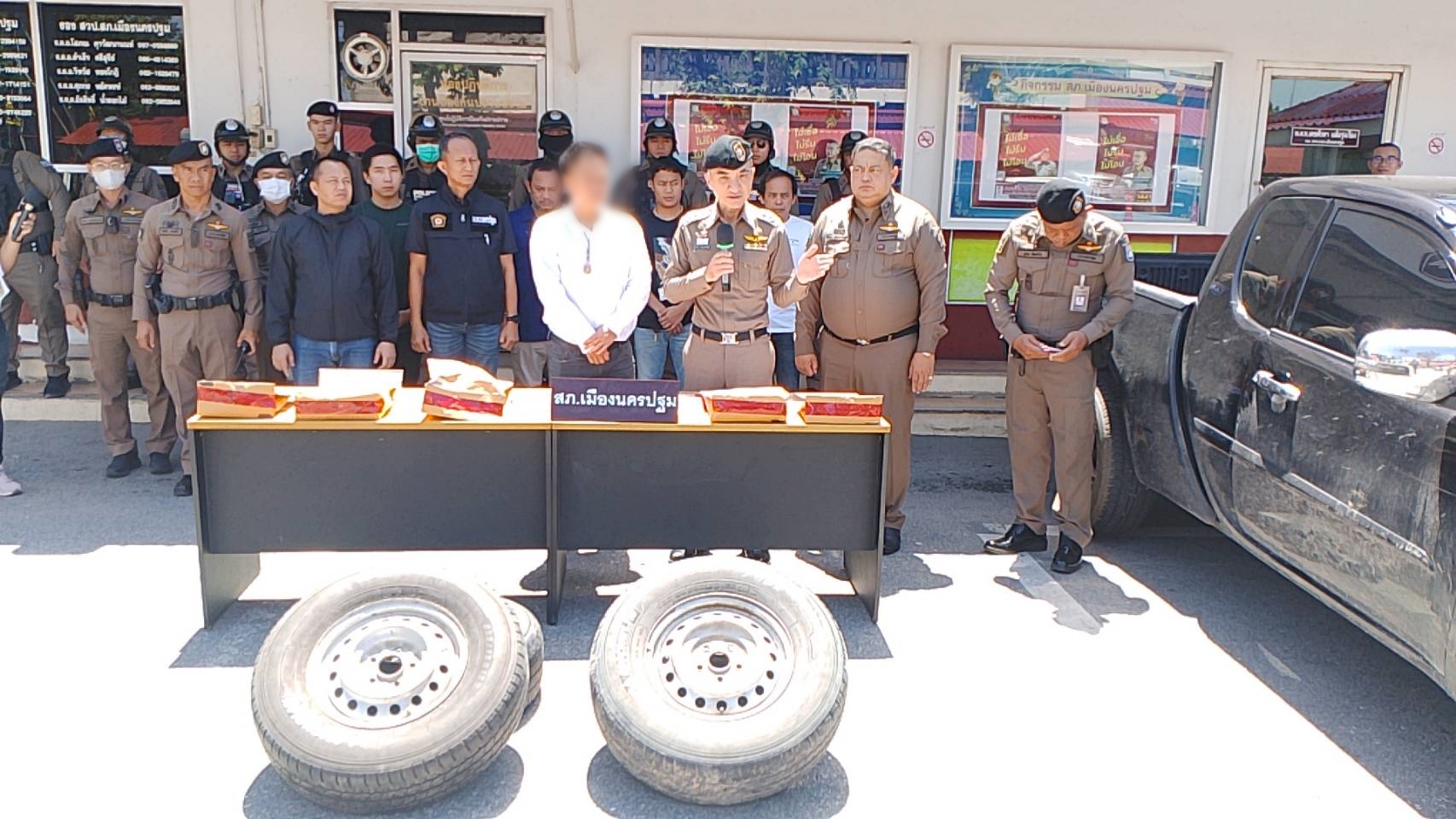 รวบ "โน" อดีต ตชด.ก่อเหตุชิงทรัพย์ปั้ม LPG กลางเมืองนครปฐม