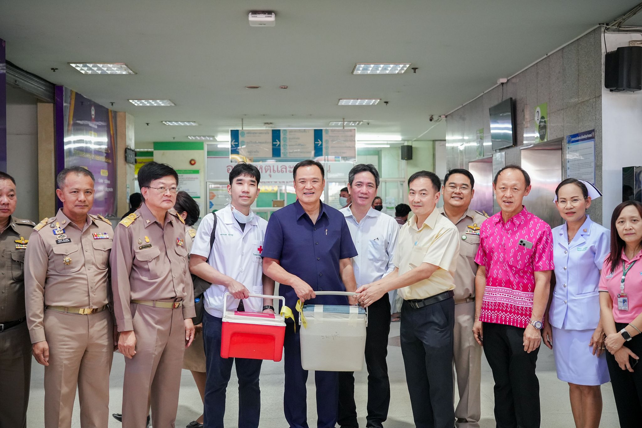 "อนุทิน"บินลัดฟ้าปฏิบัติภารกิจหัวใจติดปีกรับหัวใจจากผู้บริจาคอวัยวะที่โรงพยาบาลร้อยเอ็ด