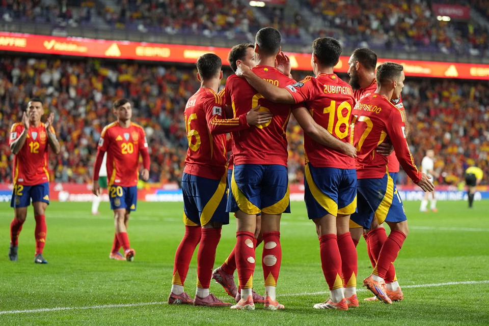 “สเปน”ดุ! เปิดบ้านถล่มบัลแกเรีย 4-0 นำฝูงกลุ่มคัดบอลโลกยุโรป
