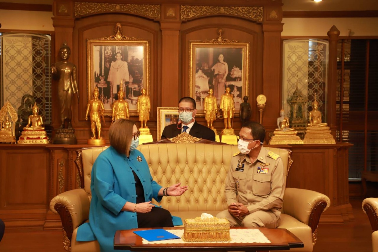 เอกอัครราชทูตสาธารณรัฐคาซัคสถานประจําประเทศไทย เข้าเยี่ยมคารวะผู้ว่าฯอยุธยา