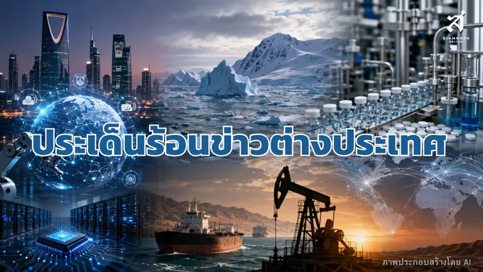 ประเด็นร้อนข่าวต่างประเทศ วันที่ 3 กันยายน 2569