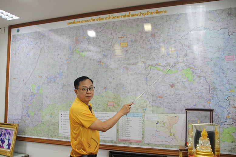 ผอ.สำนักงานโครงการส่งน้ำและบำรุงรักษาชีกลางยืนยันมวลน้ำที่เขื่อนร้อยเอ็ดยังปกติปริมาณน้ำยังทรงตัวอยู่ 2-3 วัน