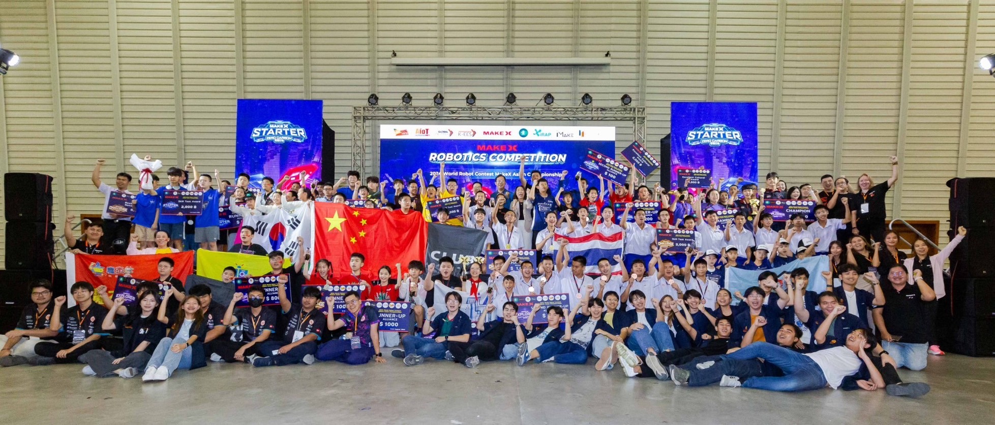 การแข่งขันหุ่นยนต์ระดับโลกจากสุดยอดเยาวชน 8 ประเทศ “2024 World Robot Contest MakeX Asian Championships!”