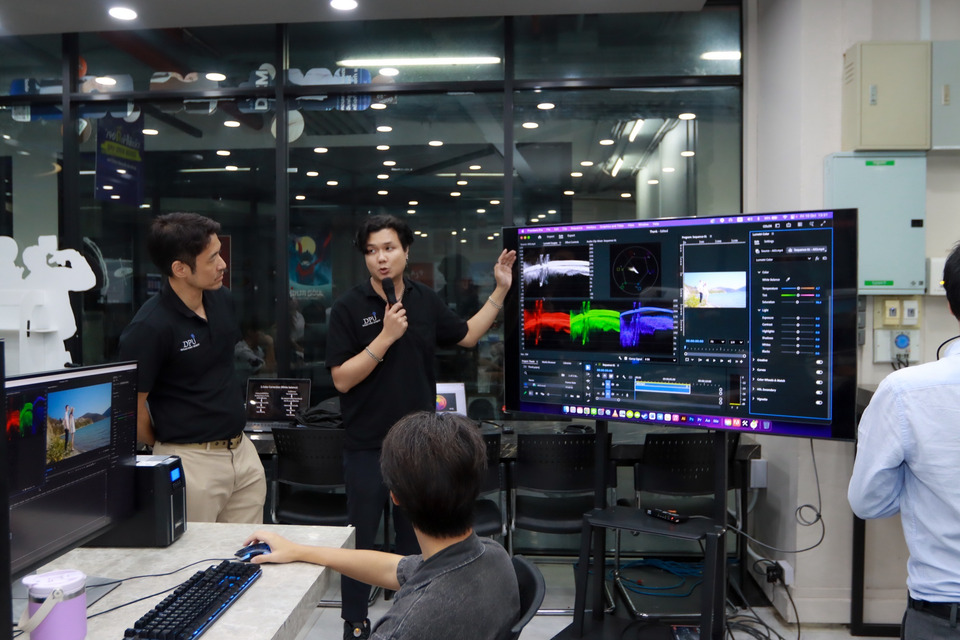 ปลุกศักยภาพนักศึกษา จัดเวิร์กชอป Color Grading & Color Theory สู่มืออาชีพสื่อดิจิทัล