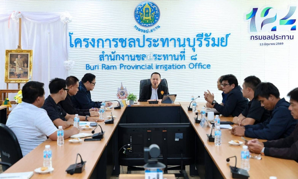 บุรีรัมย์ดันโครงการแก้มลิงกักเก็บน้ำ แก้น้ำท่วม-ภัยแล้ง ลุ้นงบเดินหน้าช่วยประชาชน