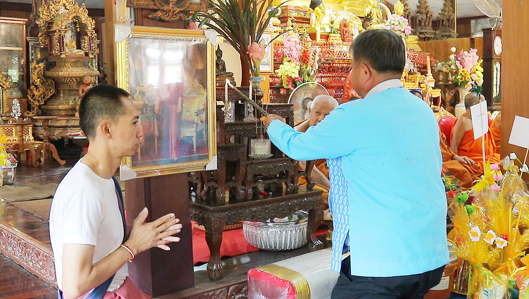 ตำบลผาบ่อง จัดพิธีกั่นตอโหลง ( ขอขมาพระสงฆ์ )
