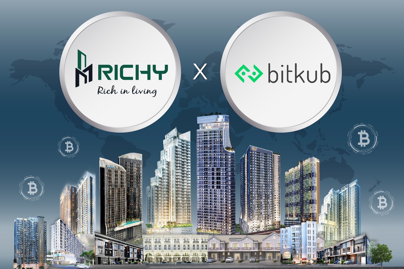 RICHY จับมือ Bitkub รับชำระเงินสกุลดิจิทัล "BTC-ETH-USDT-KUB" ผ่าน Wallet 