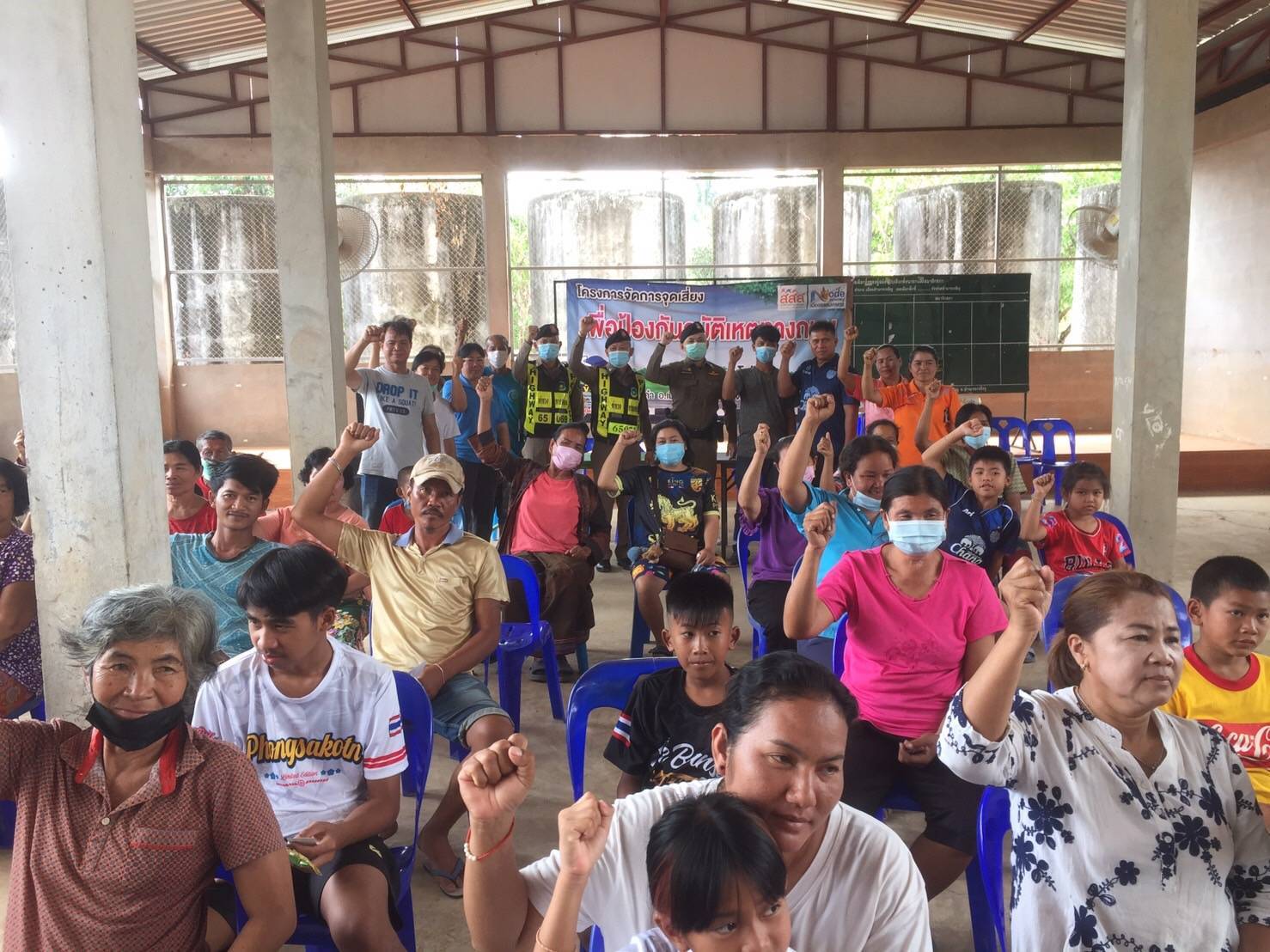 ตำรวจทางหลวง​อำนาจเจริญ​รณรงค์ลดอุบัติเหตุ​ช่วงสงกรานต์