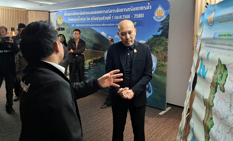 สทนช.ลุยแม่สอด ใช้ SEA วางแผนลุ่มน้ำสาละวิน สร้างสมดุลเศรษฐกิจ-สังคม-สิ่งแวดล้อม