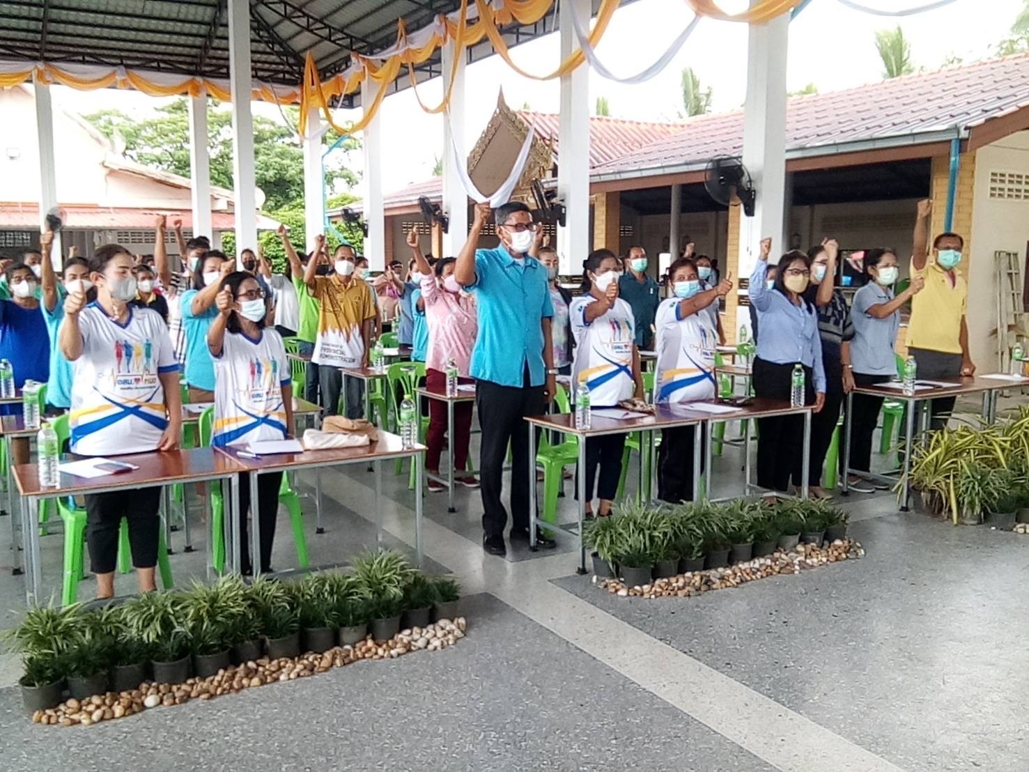 อำเภอท่าฉาง เปิดโครงการส่งเสริมการบริหารจัดการขยะในชุมชน