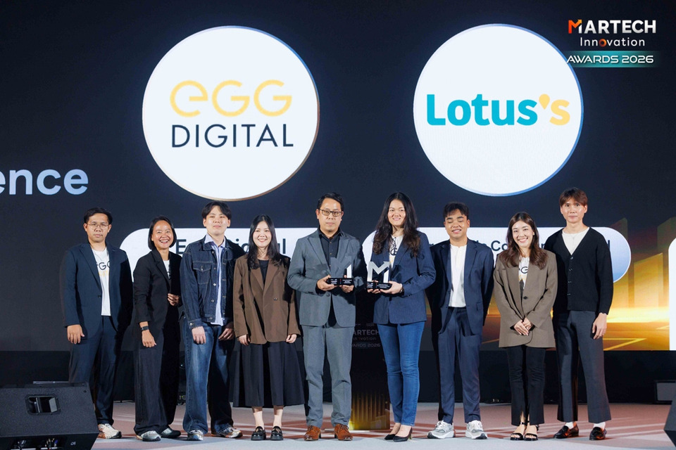 EGG Digital x Lotus’s พลิก CRM สู่ Personalized Experience คว้า Platinum MarTech 2026