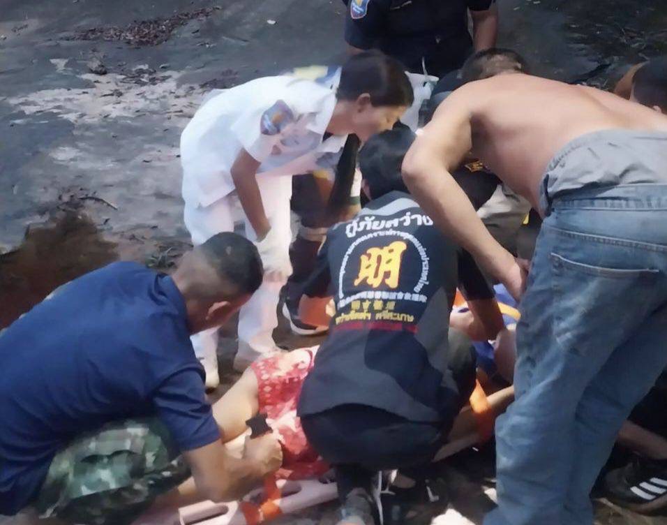 ผัวชวนเมียกระโดดสะพานน้ำตกห้วยจันทร์ฆ่าตัวตายหนีความผิดหลังกระทำชำเราลูกสาวตัวเองอาการสาหัสเมียดับ