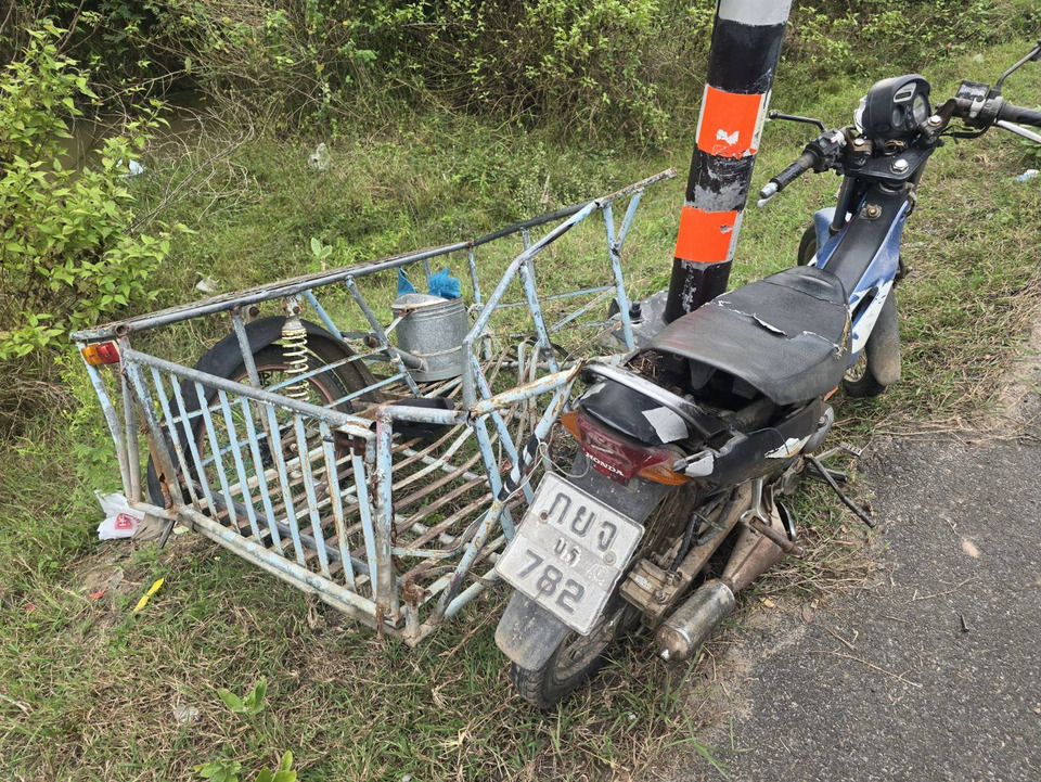 เศร้า! ตาวัย 73 ดีใจได้เงินบัตรคนจนเพิ่ม 850 ควบซาเล้งออกซื้อของ ชนเสาไฟดับคาที่