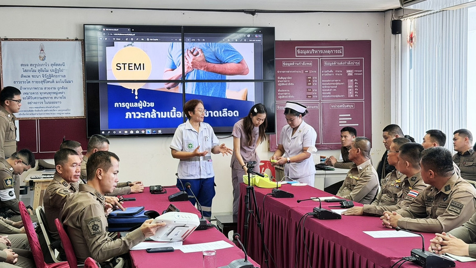 สภ.ปายติวเข้มตำรวจฝึก CPR–AED เพิ่มทักษะช่วยชีวิตประชาชนฉุกเฉิน