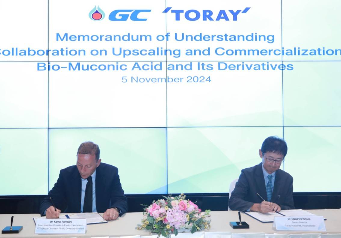 GC ผนึกกำลัง Toray Industries ยกระดับวัสดุเกษตรเหลือใช้ในอุตสาหกรรมสิ่งทอและยานยนต์คาร์บอนต่ำ 