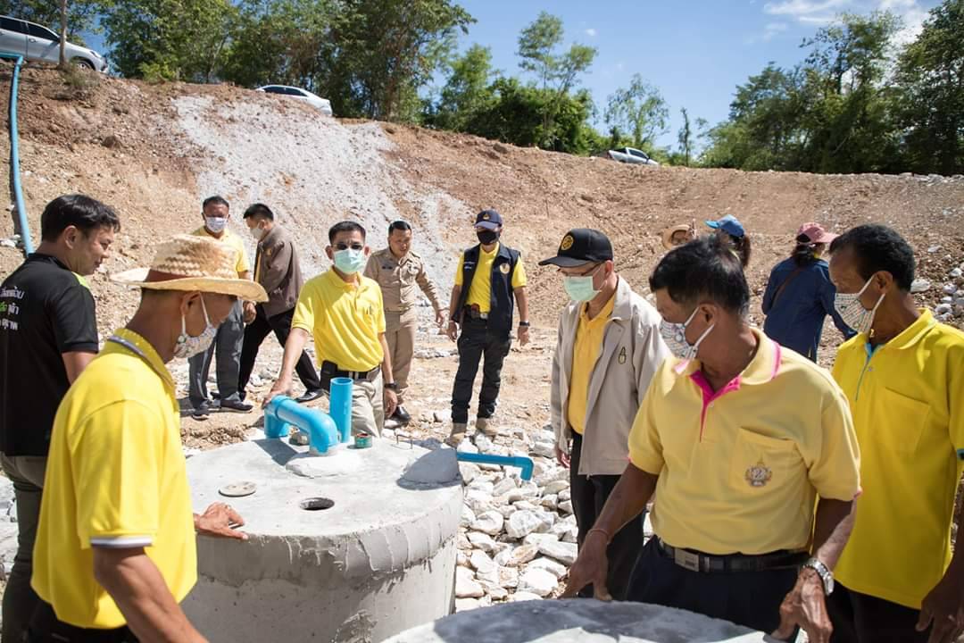 ชาวบ้านด่านลานหอยเร่งสร้างสะดือน้ำ เพื่อเป็นการป้องกัน-แก้ไขปัญหาภัยแล้ง-อุทกภัยในพื้นที่