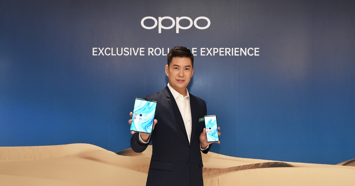 “ออปโป้” เผยนวัตกรรมฉีกทุกกฎของสมาร์ทโฟน “OPPO X 2021 Rollable Concept Handset”
