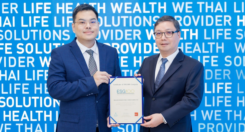 ไทยประกันชีวิต ติดอันดับหลักทรัพย์ ESG100 ต่อเนื่องเป็นปีที่ 4  