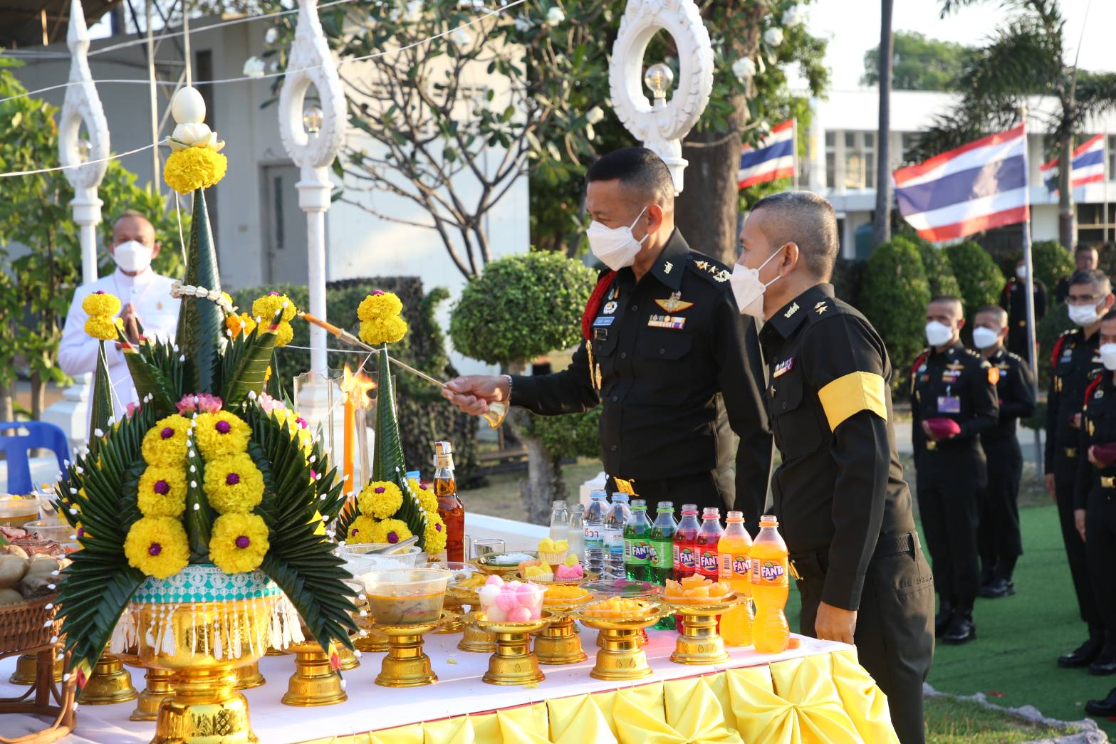 หน่วยรบพิเศษประกอบพิธีบวงสรวงถวายราชสักการะสมเด็จพระนเรศวรมหาราชเนื่องในวันยุทธหัตถี 