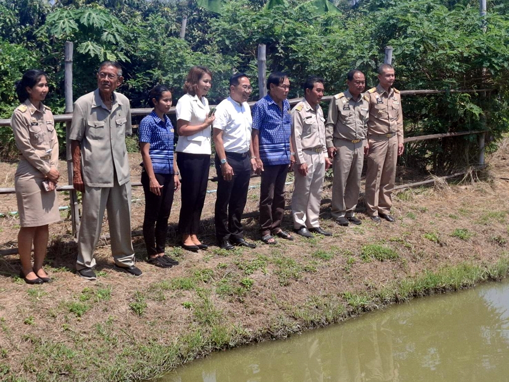 อำเภอแสวงหา รับการตรวจประเมินคัดเลือกหมู่บ้านดีเด่น ระดับจังหวัดบ้านโคบึง หมู่ 5
